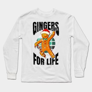 Christmas Santa Claus Gingers for life Long Sleeve T-Shirt